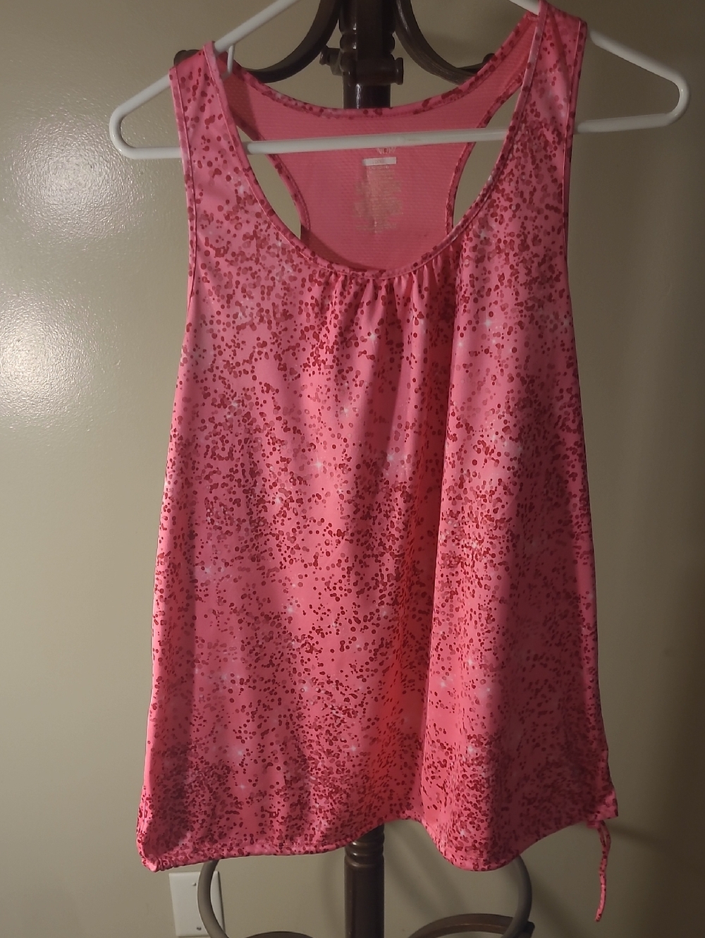 Danskin Now women's geometric splatter Pink print athletic